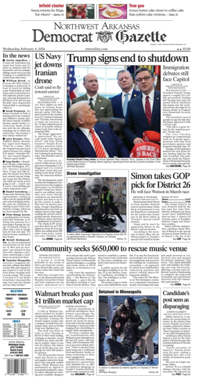 Cover of Northwest Arkansas Democrat-Gazette