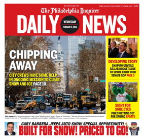 Cover of Philadelphia Daily News