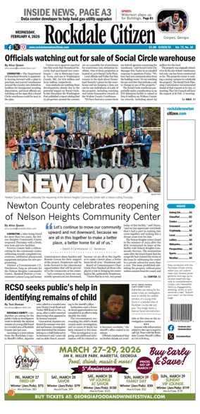 Cover of Rockdale Citiizen