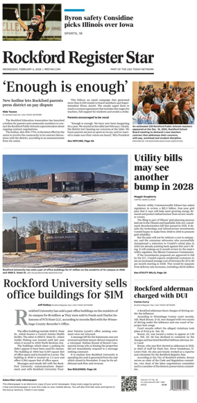 Cover of Rockford Register Star