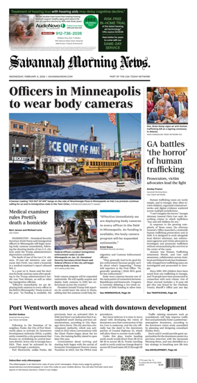 Cover of Savannah Morning News