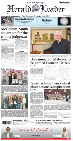 Cover of Siloam Springs Herald Leader