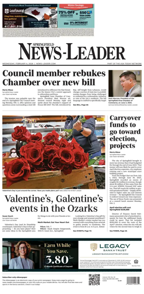 Cover of Springfield News-Leader