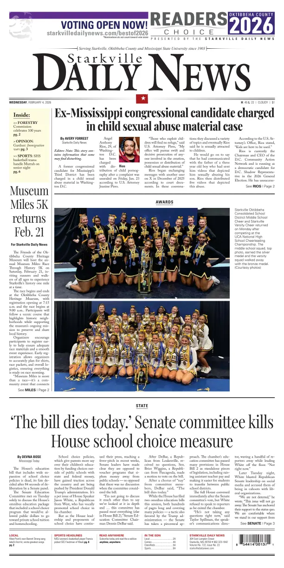 Cover of Starkville Daily News