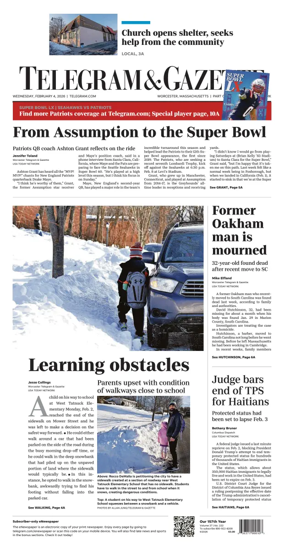 Cover of Telegram & Gazette