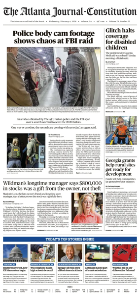 Cover of The Atlanta Journal-Constitution