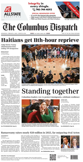 Cover of The Columbus Dispatch