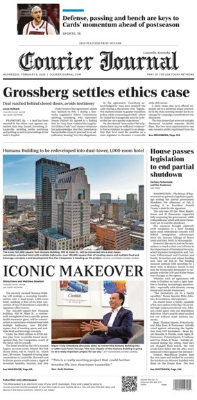 Cover of The Courier-Journal (Louisville)