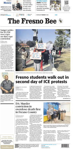 Cover of The Fresno Bee