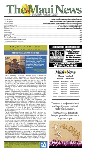 Cover of The Maui News