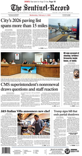 Cover of The Sentinel-Record