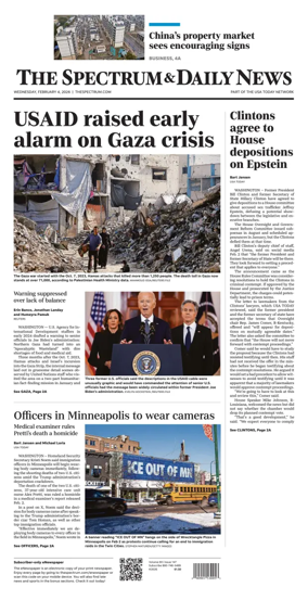 Cover of The Spectrum & Daily News