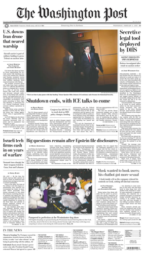 Cover of The Washington Post