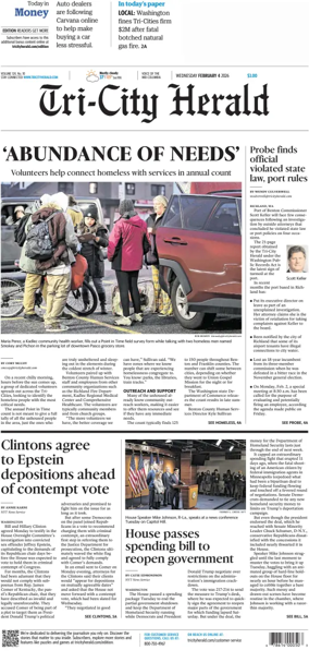 Cover of Tri-City Herald