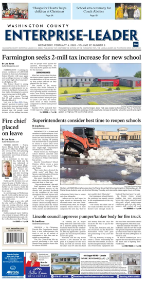 Cover of Washington County Enterprise-Leader