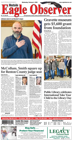 Cover of Westside Eagle-Observer