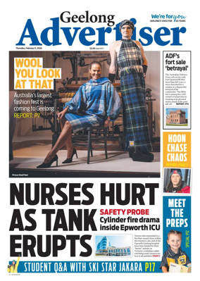 Cover of Geelong Advertiser