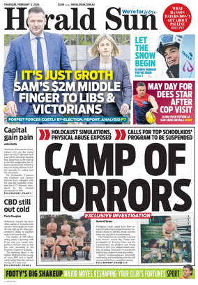 Cover of Herald Sun