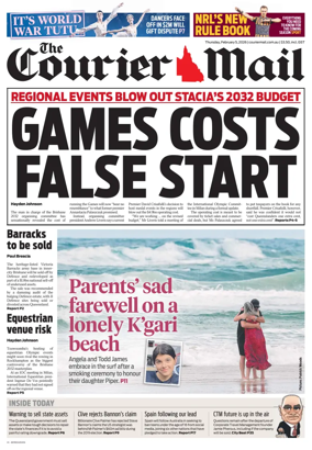 Cover of The Courier-Mail