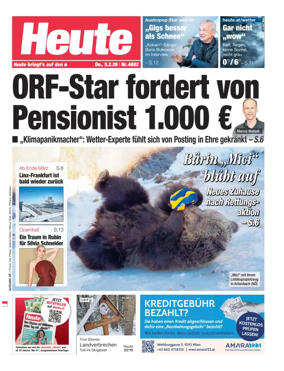 Cover of Heute - Oberosterreich Ausgabe