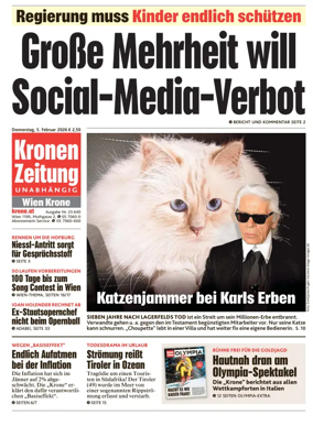 Cover of Kronen Zeitung