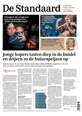 Cover of De Standaard