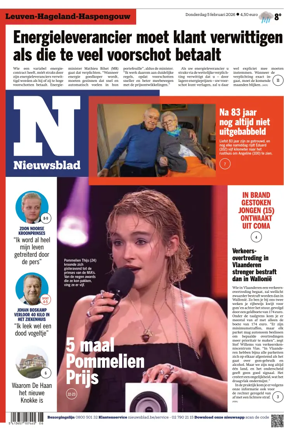 Cover of Het Nieuwsblad