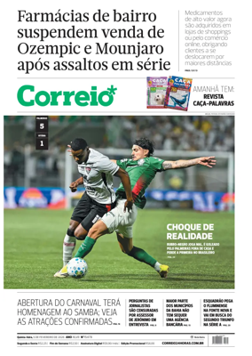 Cover of Correio da Bahia