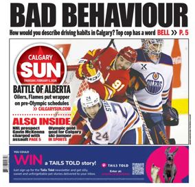 Cover of Calgary Sun