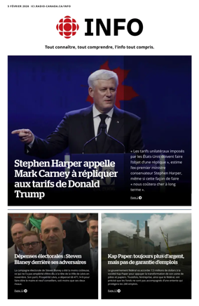 Cover of Radio-Canada Info