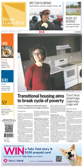 Cover of Regina Leader-Post