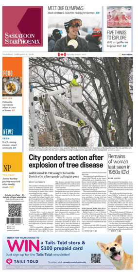 Cover of Saskatoon StarPhoenix