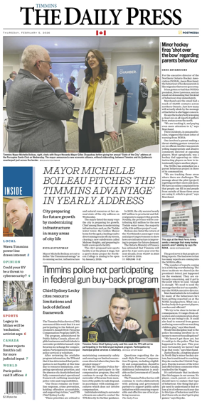 Cover of The Daily Press (Timmins)