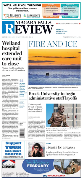 Cover of The Niagara Falls Review