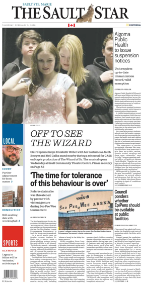 Cover of The Sault Star