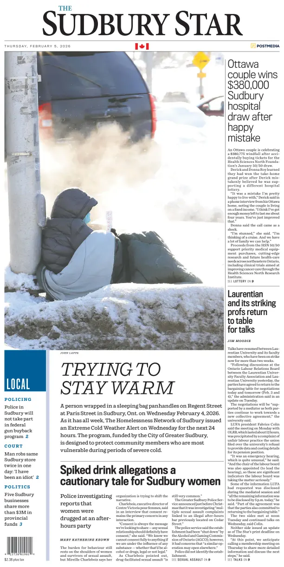 Cover of The Sudbury Star