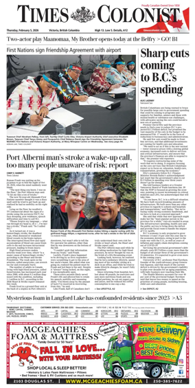 Cover of Times Colonist