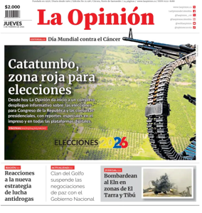 Cover of La Opinion