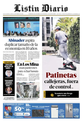 Cover of Listin Diario