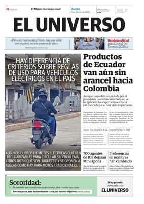 Cover of El Universo