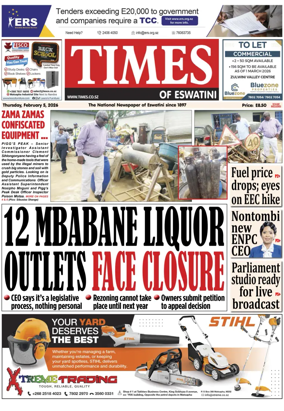 Cover of Times of Eswatini