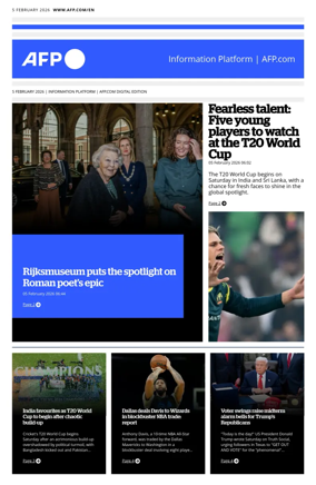 Cover of AFP English