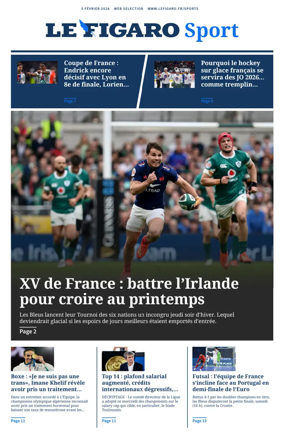 Cover of Le Figaro Sport