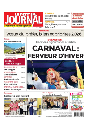 Cover of Le Petit Journal - L'hebdo des Hautes-Pyrenees