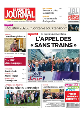 Cover of Le Petit Journal - L'hebdo local du Lot