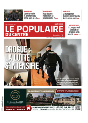 Cover of Le Populaire du Centre (Haute-Vienne)