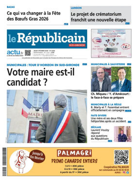 Cover of Le Republicain (Sud-Gironde)