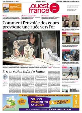 Cover of Ouest France (Challans / Saint-Gilles-Croix-de-Vie)