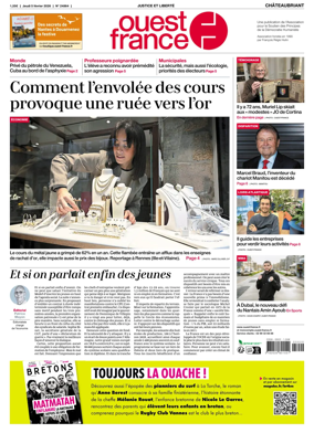 Cover of Ouest France (Chateaubriant)