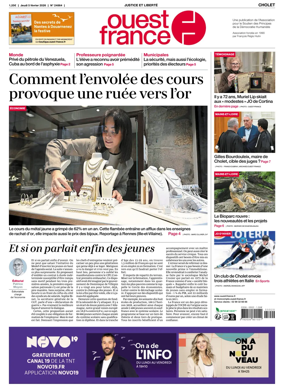 Cover of Ouest France (Cholet)